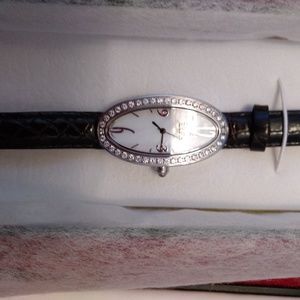 Effy Diamond watch with extra leather band.